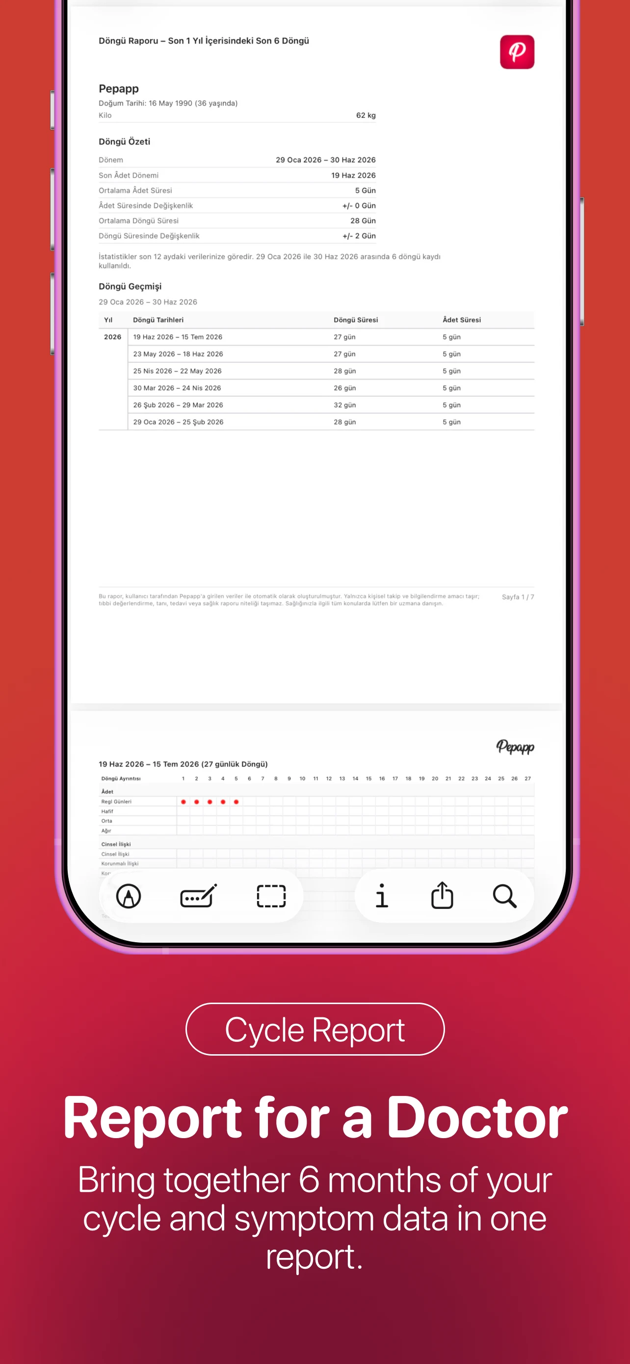 Pepapp - Period Tracker screenshot