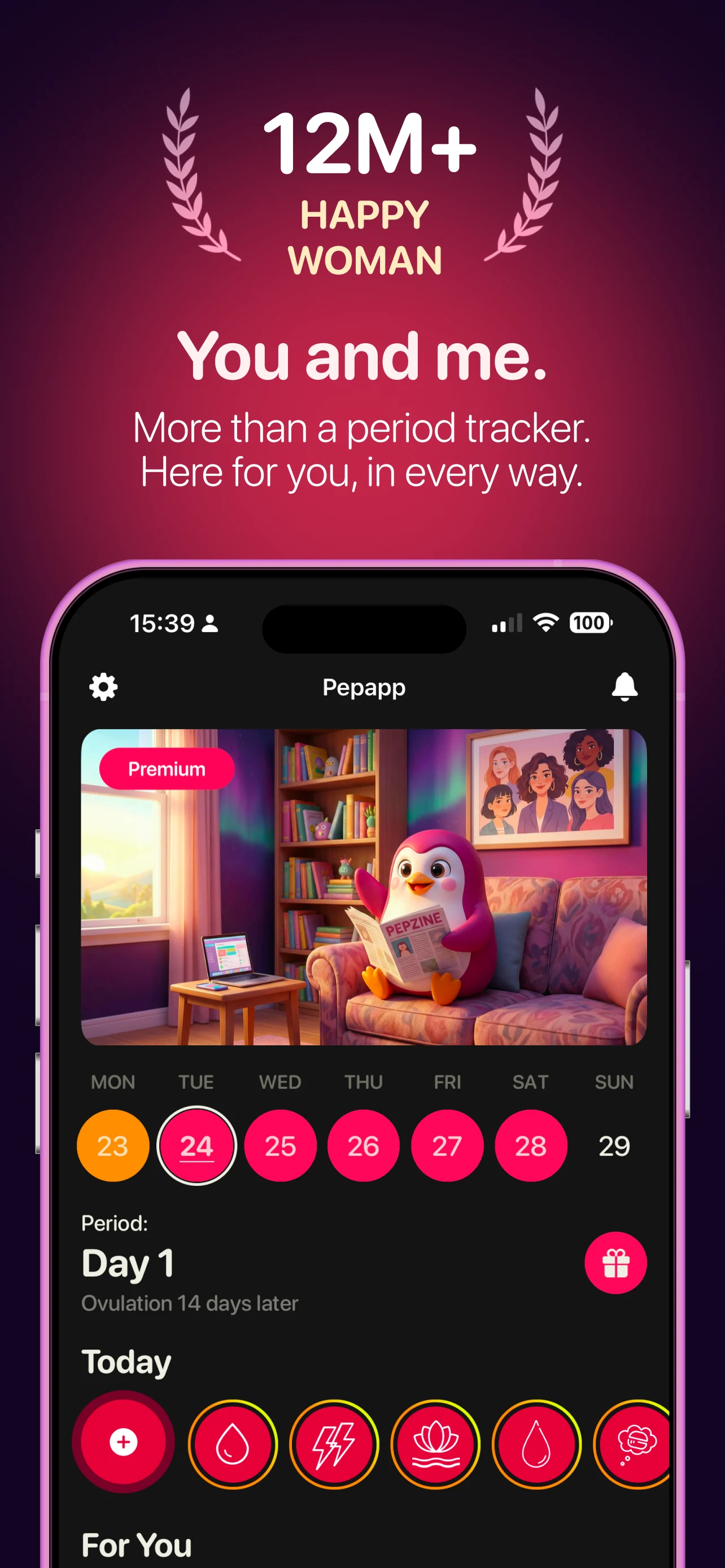 Pepapp - Period Tracker screenshot