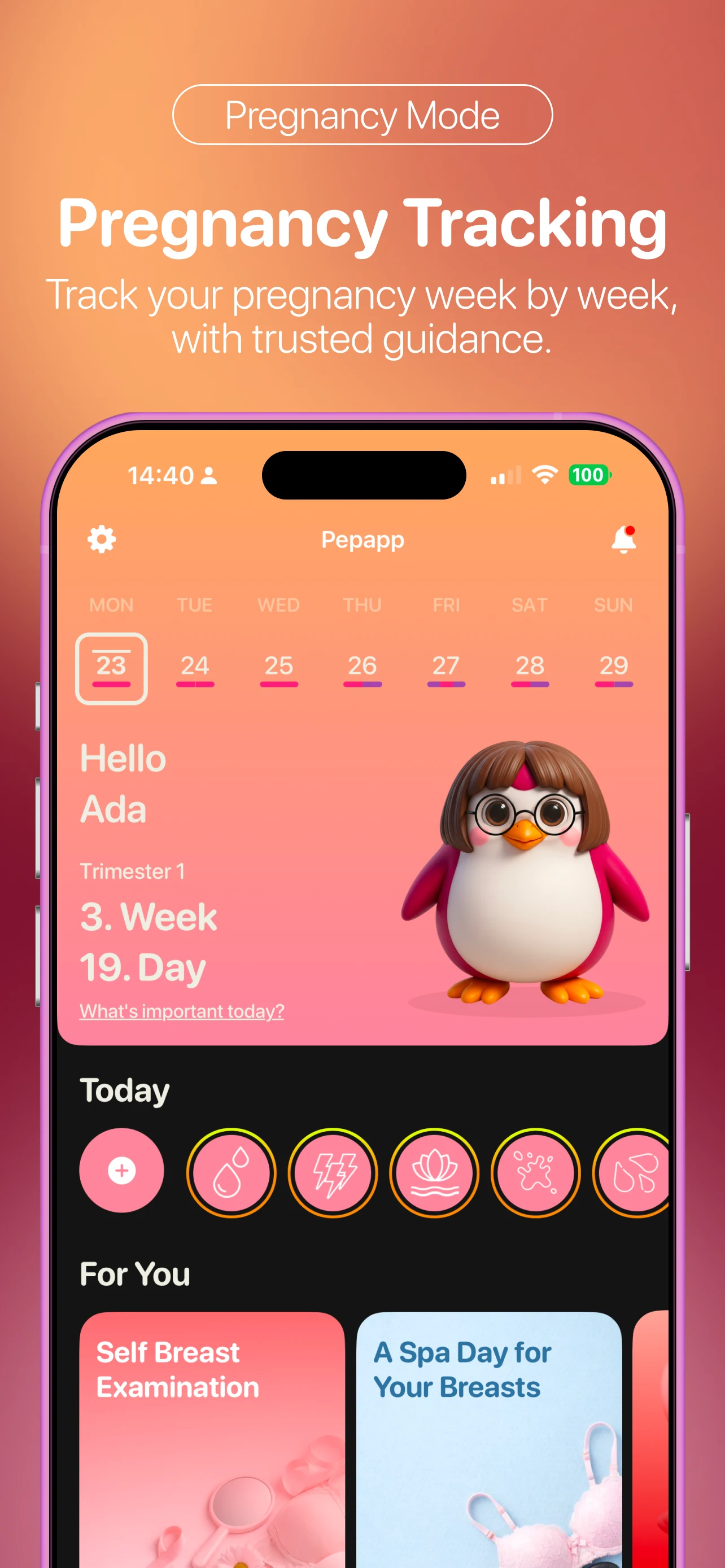 Pepapp - Period Tracker screenshot