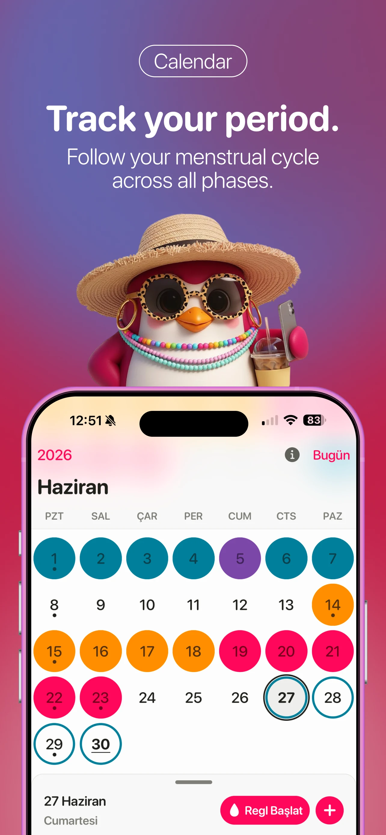 Pepapp - Period Tracker screenshot